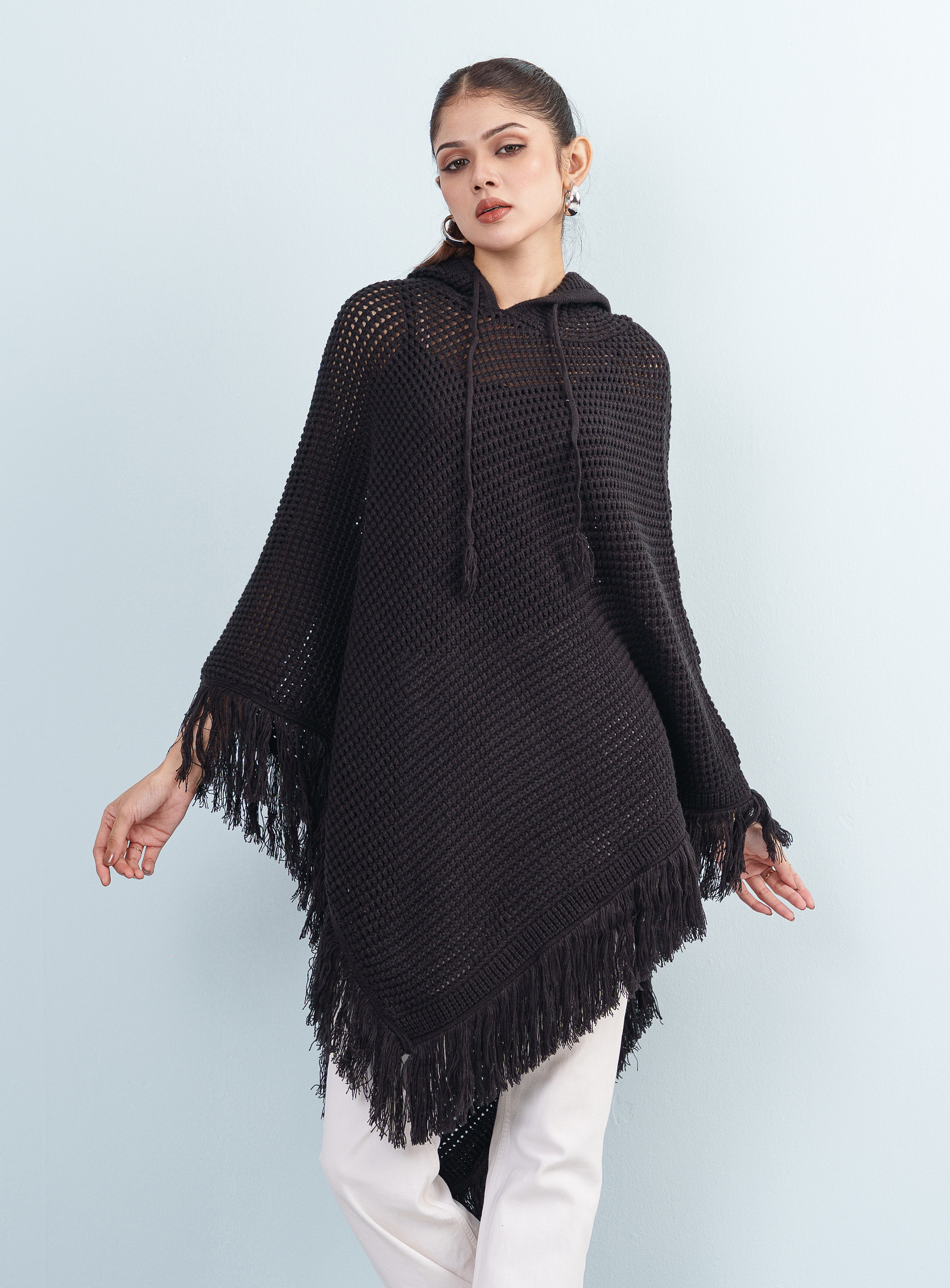 Image of Winter Warming Poncho for Women